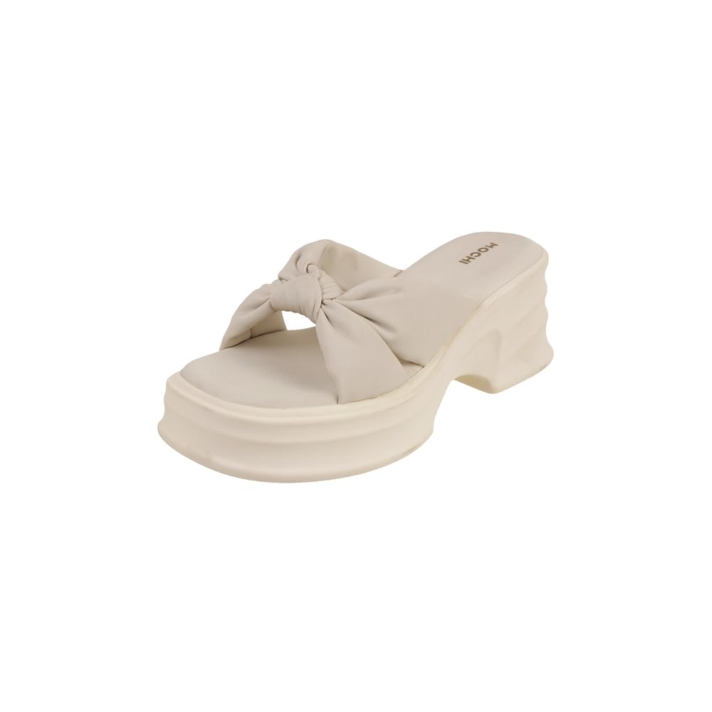 mochi Women Chunky Platform Heel Fashion Slip-on Sandal-picture-30