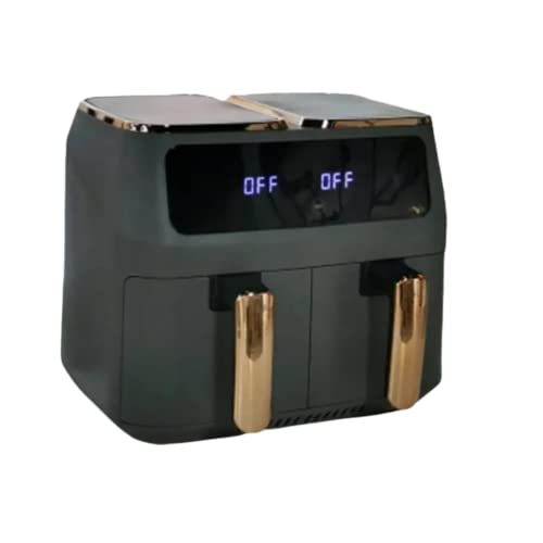 Air Fryer Oven Double Dual Air Fryers 8L Home Use 2800W -with Rapid Air Technology for Healthy Oil Free & Low Fat Cooking- Baking and grilling-10 cooking programs