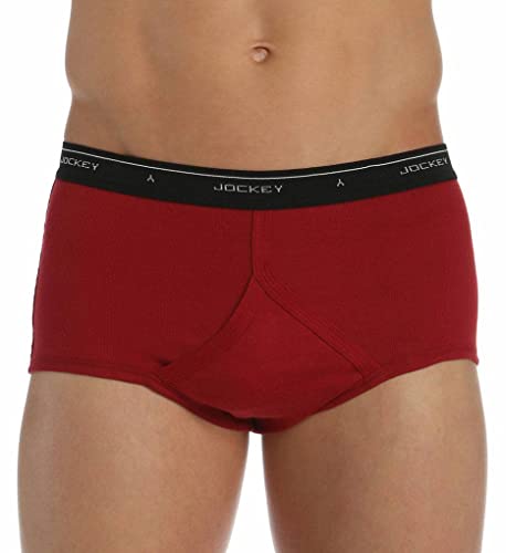 Jockey 4-pk. White Full Rise Briefs (36 Waist, White)2