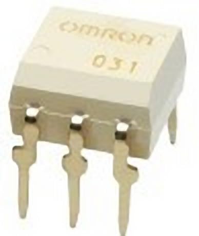 Omron Electronics, G3VM-61BR, Relay SSR 30mA 1.48V DC-in 2.5A 60V AC-Out 6-Pin PDIP (5 Item/s)