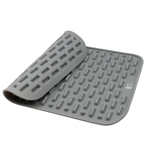 Backefix 40x30cm Silikon Backmatte mit Noppen | fettfreie Ofen Grillmatte zum Backen aller Speisen | Diät unterstützende Noppen Matte | Pyramidenbackmatte für kalorienarmes Backen