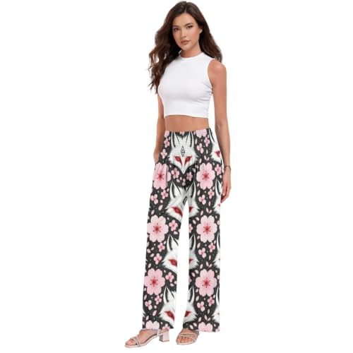 Pantalon de voyage décontracté léger et fluide pour femme