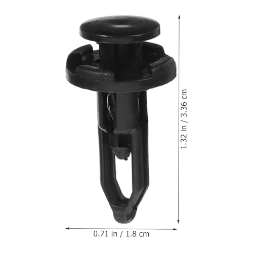200 clips de sujeción de nylon negro para parachoques y guardabarros de coche 2