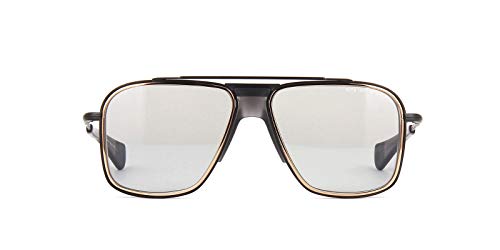 Dita INITIATOR DTS116-58-03 Sunglasses Black Iron - Rose Gold lens rims - Matte Crystal Grey w/Medium Grey - AR Lens 58mm2