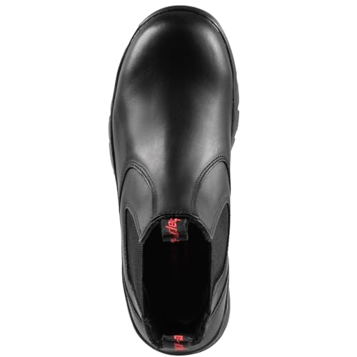 Men's Slip On Chlesea Work Boots for Men, Full Grain Leather,Slip-resistant Rubber Sole 3485ST-3485NST3