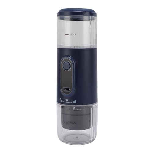 Cafetera portátil recargable con batería y capacidad 100 ml