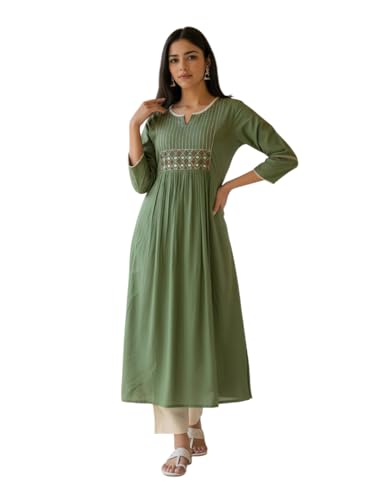 Kurta femme vert taille 42 idéal pour vos sorties estivales et terrasses