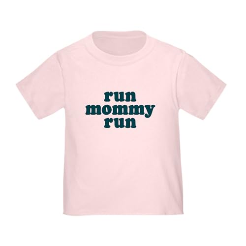 CafePress Run Mommy Run Toddler T Shirt Cute Toddler Graphic Tee, 100% Cotton