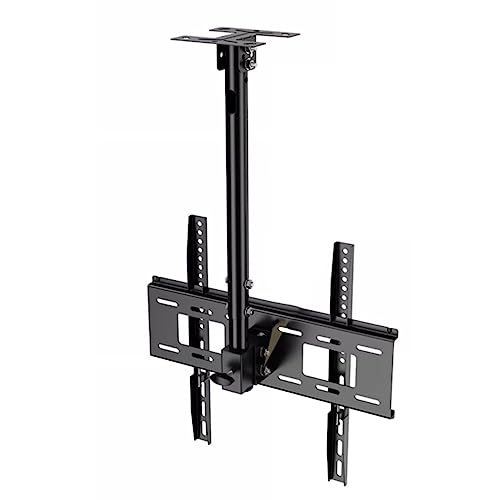 Support plafond TV inclinable pivotant écran 32 à 55 pouces compatible fixation VESA