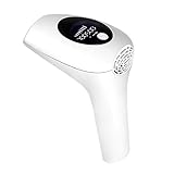 NZHK Epilierer Mit Digitalanzeige, One Button Switch, Ganzkörper Dauerhafte Haarentfernung Laser Freezing Point Haarentfernung Instrument Für Frauen Männer,Weiß
