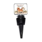 Guess What Corgi Butt Funny Dog Saying Wine Bottle Stopper