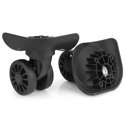 スーツケース タイヤ交換 交換用キャスター キャリーケース 車輪 交換 2輪タイプ タイヤ直径48mm 自分で修理 補修用 (4802#)
