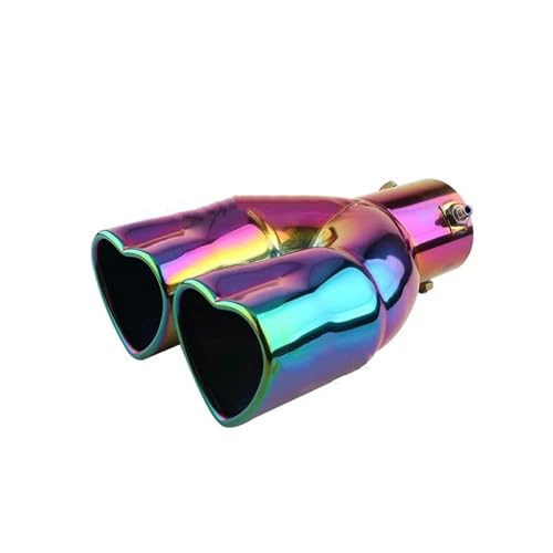 Embout echappement silencieux inox coeur pour remplacer une sortie rouillee auto