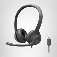 Logitech H391 Wired Headset PC/Laptop Stereo Headphones, USB-C, Graphite — image 10