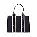 Armani Exchange Women's Maggie Tote Large Shopping Bag, Black/Sundown, One Size