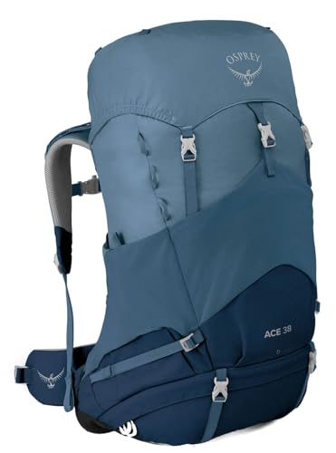 Osprey Ace 38 Unisex Youth Hiking Pack - Blue Hills O/S