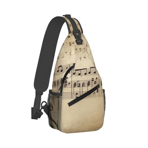 Mochila de pecho cruzado para hombre negra urbana miniatura 2