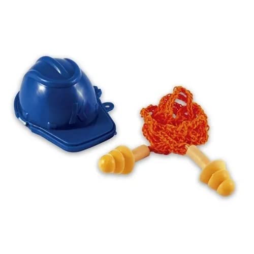 Kit Roçadeira Jardineiro Avental Plug de Silicone Luva Corrugada Perneira Protetor Facial