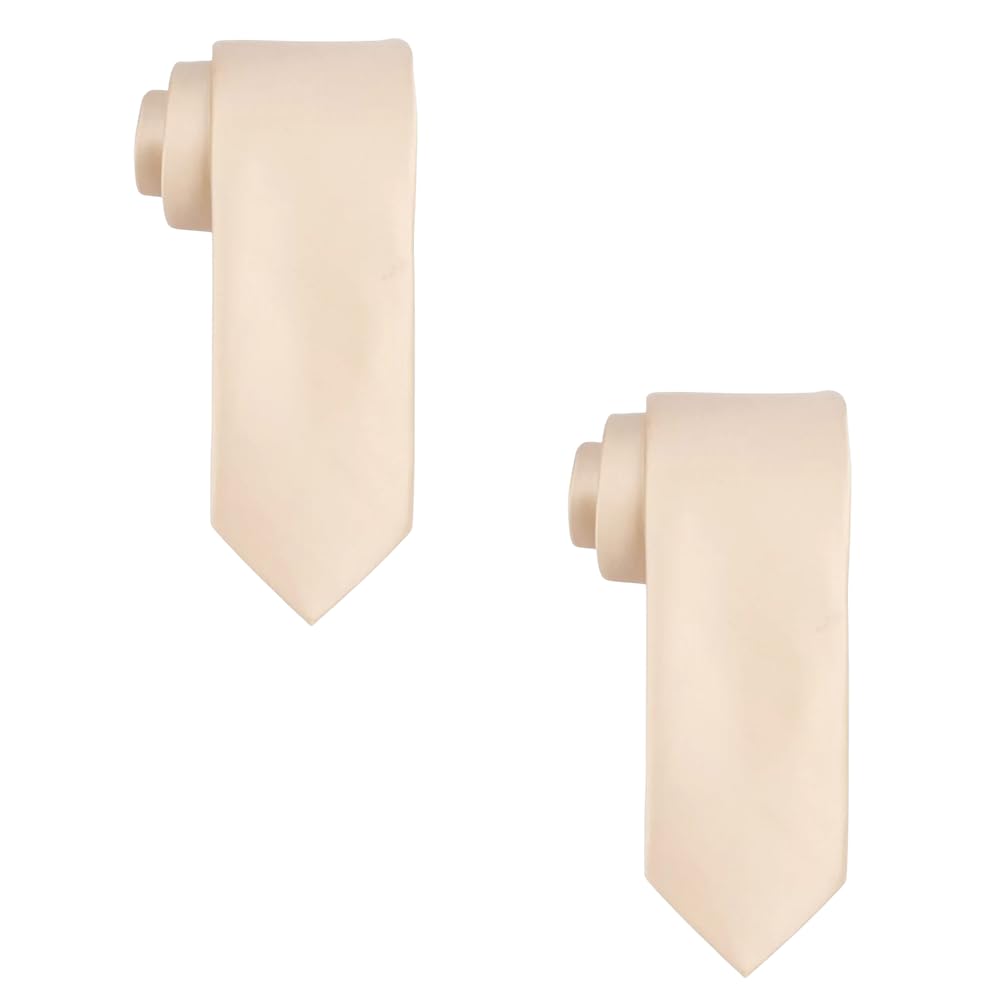 austora 2.5-Inch Satin Tie for Men | Premium Slim Necktie for Formal, Business, Wedding & Party Attire | Soft, Stylish-picture-33