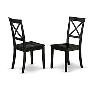 Eastwestfurnituredlbo5blkw5piecedinettesetfor4includesarounddiningroomtablewithdropleafand4kitchendiningchairs42x42inchblack Urban Country Home Decor East west furniture dlbo5 blk w 5 piece dinette set for 4 includes a round dining room table with dropleaf and 4 kitchen dining chairs 42×42 inch black urban country home decor