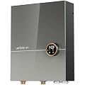 Wintemp 27kW Tankless Water Heater Electric 240V, On Demand Hot Water, Automatically Maintains Water Temperature, Up to 6.5 GPM, WiFi Control, ETL Eertified, Eco, WM27V Plus