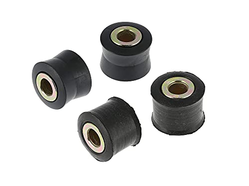 Set: 4x Casquillo de goma con casquillo para amortiguador SWH - Simson S51, S50, S53, S70, S83