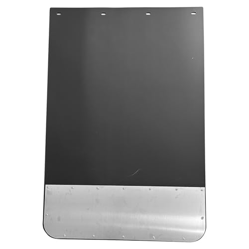 Image of Pair Mud Flaps for Semi Truck, 24''X36 Heavy-Duty Mud Guards Splash Flaps, Black Pair Universal Mud Flaps for Trailer Freightliner Kenworth Peterbilt, w /Stainless Steel Plates Weights