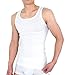 Produktbild MC's Goods 4er Pack Herren Unterhemd Achselshirt Tank Top aus 100% Baumwolle feinripp (glatt) in weiß, grau oder schwarz (5 / XXL, Weiß)