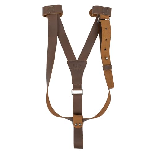 Image of Hat Harness, Hat Holder for Travel Transporting, Ideal for Purses, Totes, Bags, Backpacks and Luggage, Full Grain Leather, Handmade, Bourbon Brown