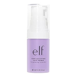 e.l.f. Brightening Lavender Face Primer, Face Makeup Primer For Neutralizing Uneven Skin Tones & Brightening Complexion, Vegan & Cruelty-free