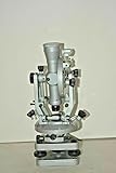 Vernier Théodolite vintage en aluminium pour arpentage, transit de 20 secondes, microscope à grossissement multiple