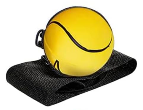 1 Stücke Weicher Ball Handgelenk Ball Mit Schnur, 6cm Handgelenk Return Ball, Ball An Der Schnur Springball Hüpfball, Handgelenk Ball Gummi Bouncy Ball, Sport Erwachsene