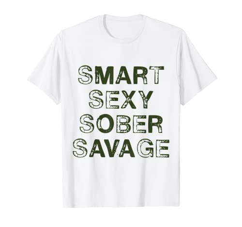 Sobriety Support Addiction Recovery Awareness Month T-Shirt