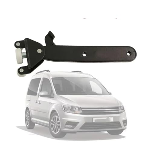 Rouleau porte coulissante bloquée : guidage droit pour VW Caddy 3 charnière basse