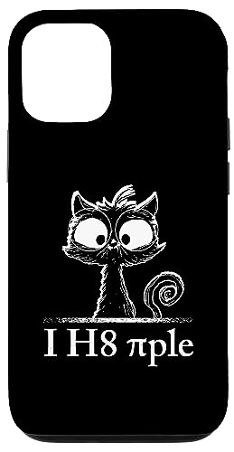 Carcasa para iPhone 15 Pro I h8 piple I hate people I hate people Funny cats