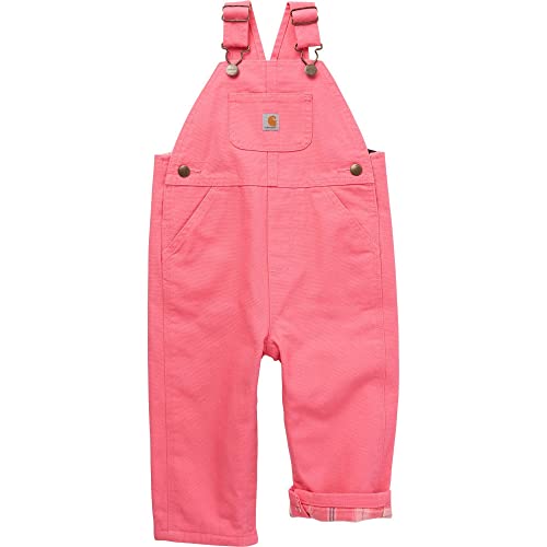 Image of Carhartt Kid's CM9712 Loose Fit Canvas Bib Overall - Girls