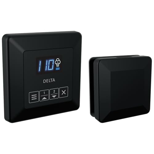 Delta SteamScape Matte Black Control
