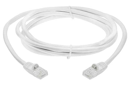 Cable de red Cat 5E UTP 6 pies blanco miniatura 1