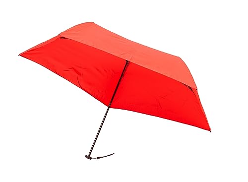 超軽量 105g 折りたたみ傘 カーボン骨 F-SEASONS SUPERLIGHT 晴雨兼用 鞄やランドセルにスルッと入キッズ 傘 こども 子供 レディース 小学生 軽量 スリム 折り畳み傘 手動 コンパクト 紫外線 UVカット 撥水 メンズ レディース 日傘 （レッド）（Amazon）