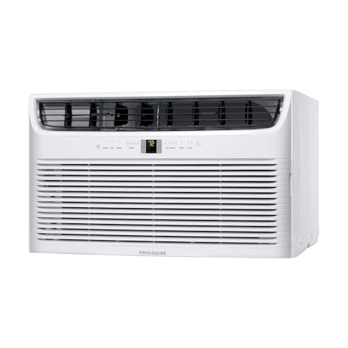 Image of Frigidaire 12,000 BTU Wall Air Conditioner with Dehumidifier and Remote | 230V, Fan, Quiet Energy Efficient, Wall Mounted, for Home Cooling, Cools Rooms, Up To 550 Sq Ft