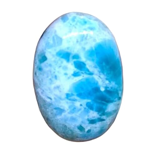Larimar naturel de qualité supérieure, cabochon ovale 24x16mm pour joaillerie fine