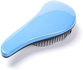 مشط تدليك شعر كبير مع شماعة من بلاستيك ايه بي اس مضاد للكهرباء الساكنة، اداة العناية بالشعر، مشط فك تشابك الشعر باسنان عريضة، اكسسوارات ادوات شعر عشوائية، 79432