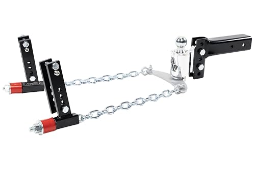 Andersen Hitches Weight Distribution Hitch 3 Inch Shank 4 Inch Drop 2-5/16 Inch Ball 16K GTWR 3 4 5 6 Inch Brackets Anti-Sway