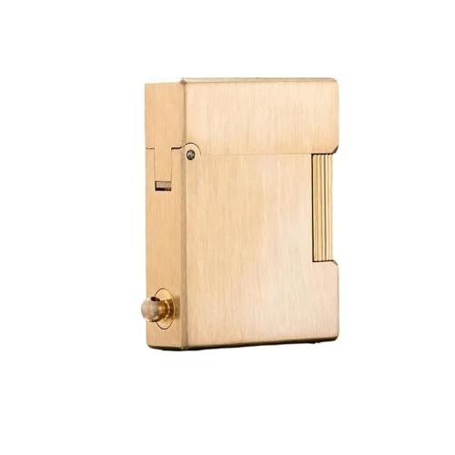 YHBNJIGW Encendedor de Queroseno de latón Vintage, Molinillo Antiguo, Encendedor a Prueba de Viento, un artículo de colección for Hombres, un Gran Regalo.