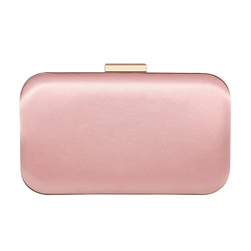 Image of Pleated Satin Clutch Purse For Women Wedding Bridal Clutch Bag Prom Party Clutch