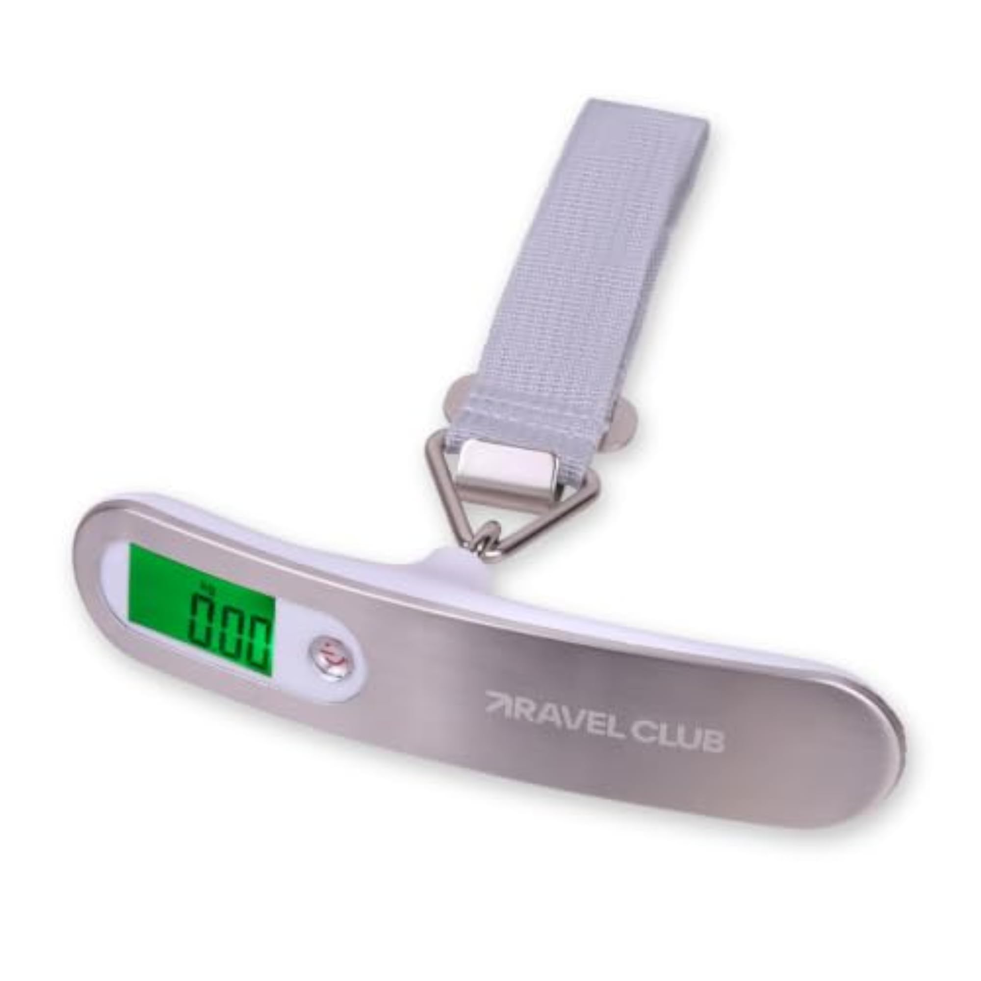 Digital Luggage Scale with LCD Display, Silver