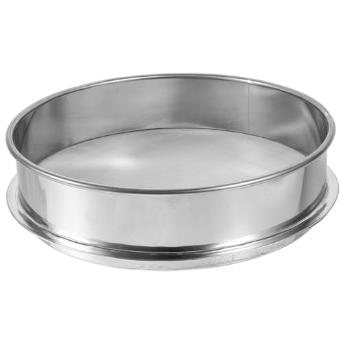 DOITOOL Edelstahl Pollensieb 20Cm - Feines 150 Mikron Sieb Für Pollen Und Stapelbares Screen Für Garten Und Medizinische Anwendung