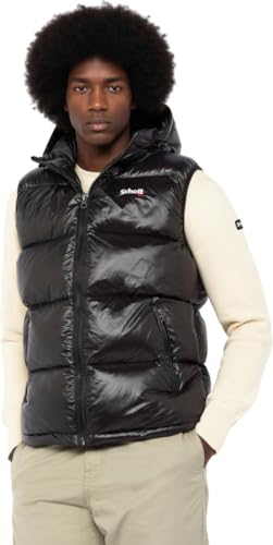 Schott NYC COLUMBUS2V-Noir-M Doudoune, Noir, M Homme