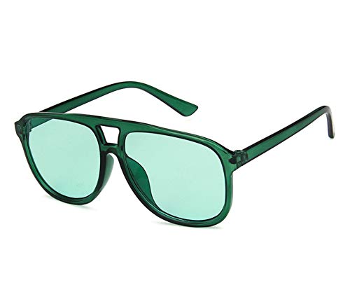 Image of Shiratori Candy Color Trendy Hip-Hop Sunglasses - Oversized Ocean Lens Shades for Men and Women