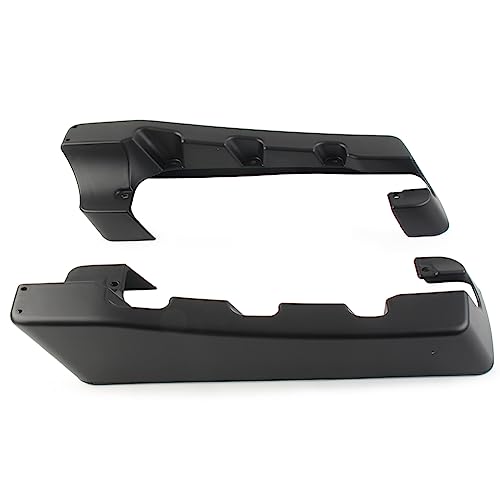 Extensiones de Alforjas Rbanna1 Powersports 4" Hard Stretched para Harley Touring 1994-2013, Negro Mate miniatura 2